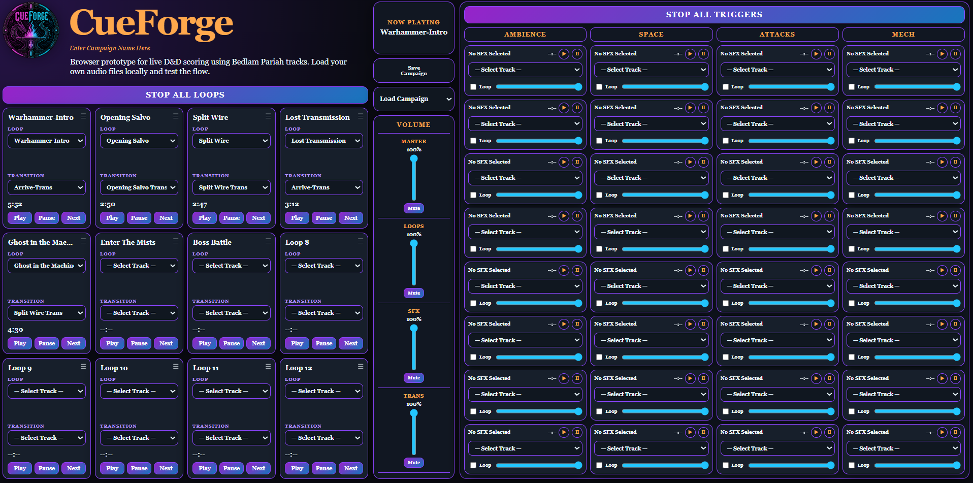Sci-Fi interface